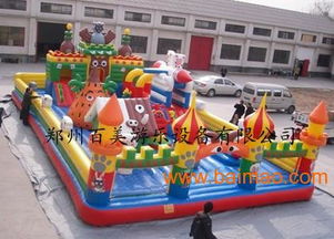 卡通小屋大型充氣城堡與兒童滑梯城堡 價格、生產廠家及選購指南